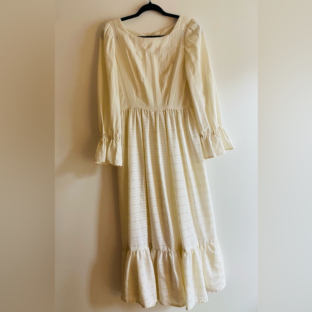 Vintage cottage core Prairie dress perfect for summer wedding too S/M - Picture 5 of 8